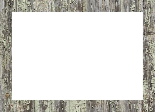empty white file framed with texture of gray wooden planks