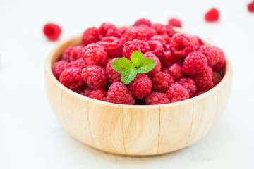 Red rasberries fruit