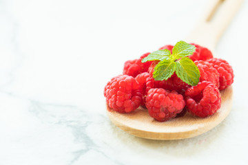 Red rasberries fruit