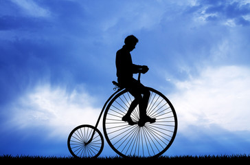 bicycle with big wheel