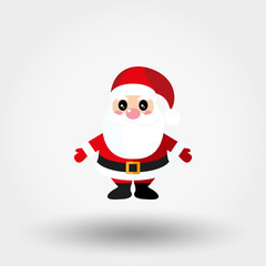 Santa Claus. Icon. Vector. Flat.