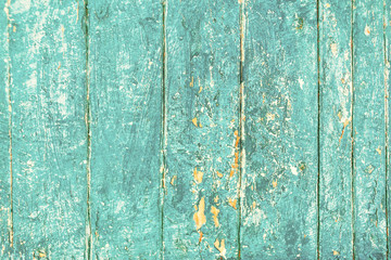 Fototapeta na wymiar Shabby vintage blue color wooden textured planks. Rustic surface with old natural pattern