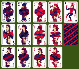 Poker Playing High Cards Set