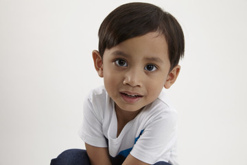 portrait of malay boy