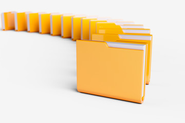 Computers folders stack