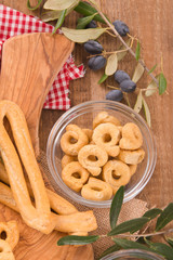 Italian taralli. 