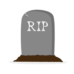 Grave icon isolated. Vector illustration