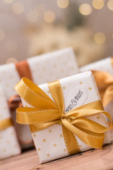Christmas wrapped gifts