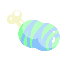 カラフル漫画肉・しましま