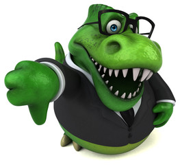 Fun Trex - 3D Illustration © Julien Tromeur