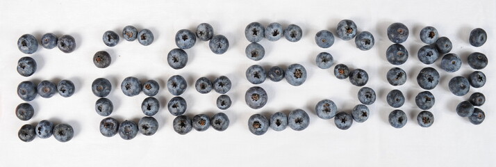 Blaubeeren dekorativ