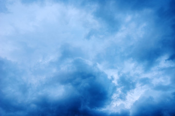 Under the rainy clouds