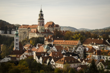 Old city of Czech Krumlov
