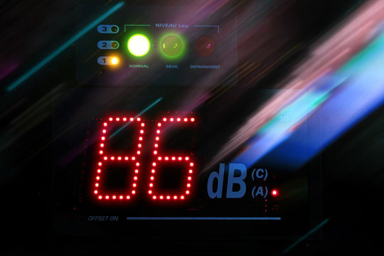decibel son fr&eacute;quence bruit fort oreille acoustique maximumm odible mesure musique concert