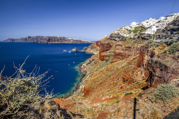 Fototapeta premium oia santorini greece