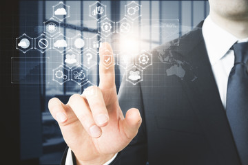 Innovation and hud concept