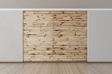 Contemporary interior with copyspace