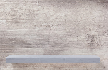 shelf at stone wall surface