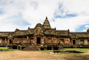 Fototapeta na wymiar Prasat Phanom Rung Historical Park, a Khmer-style temple complex built in the 10th -13th century.