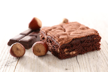 delicious chocolate brownie