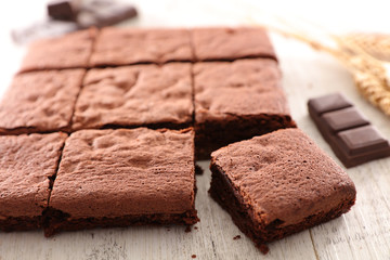 delicious chocolate brownie