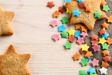 colored Christmas candy