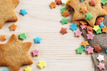 colored Christmas candy