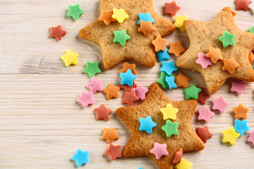 colored Christmas candy