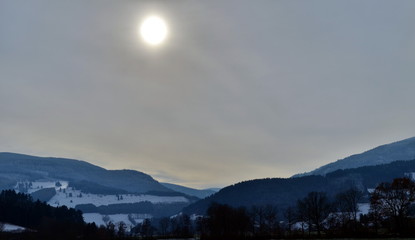 Schwarzwaldpanorama im Gegenlicht