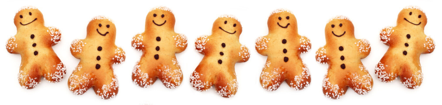 Ribambelle de brioches bonhomme