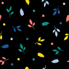 Abstract tree branch seamless pattern background. Childish handcrafted wallpaper for design card, wallpaper, baby nappy, holiday wrapping paper, textile fabric, bag print, diaper, t shirt etc.