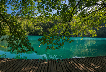 Fototapeta premium Plitvice Lakes National Park, Croatia, Balkan Peninsula, Europe