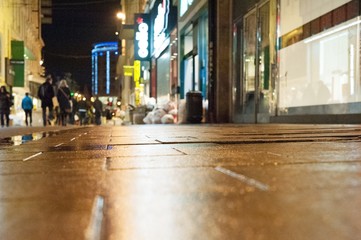 Ulica nocą © michalsen