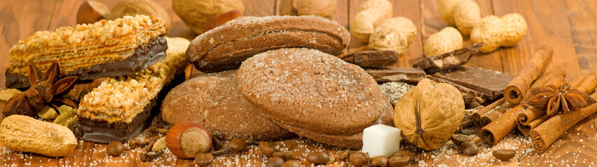 image of sweets for tea close-up