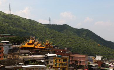Hillside township of Jiufen district, North Taiwan
