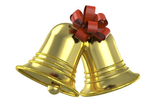 Golden Jingle Bells - 3D