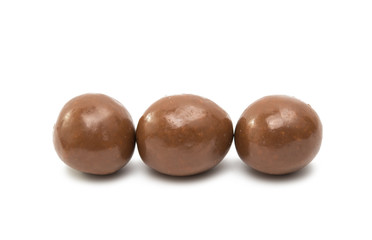chocolate dragée isolated