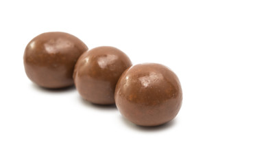 chocolate dragée isolated