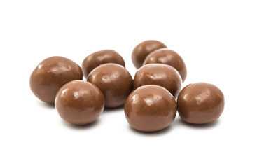 chocolate dragée isolated