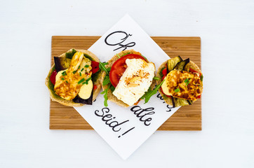 vegetable grilled burger