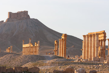 The ancient ruins of Palmyra, Syria - obrazy, fototapety, plakaty