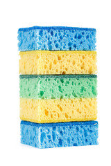 sponges for washing isolated