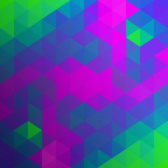 Abstract background of triangles. Geometric texture.