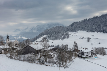 Winter in den Bergen