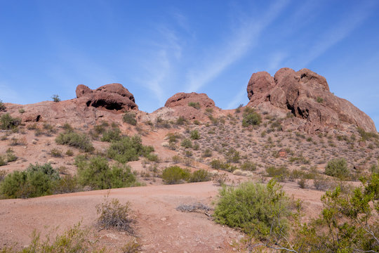 The Double Butte rock formation in Arizona