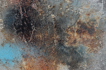 Abstract textured background - grungy metal close up