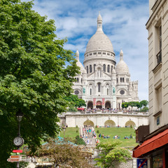 The Sacre Coeur Basilica in Paris