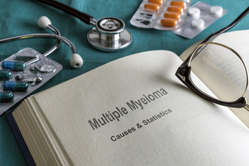 Open Book Of prostate multiple myeloma, Conceptual Image