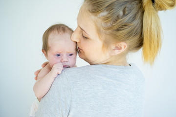 Mother with her baby