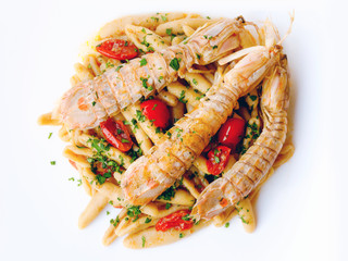 Sea cicadas pasta